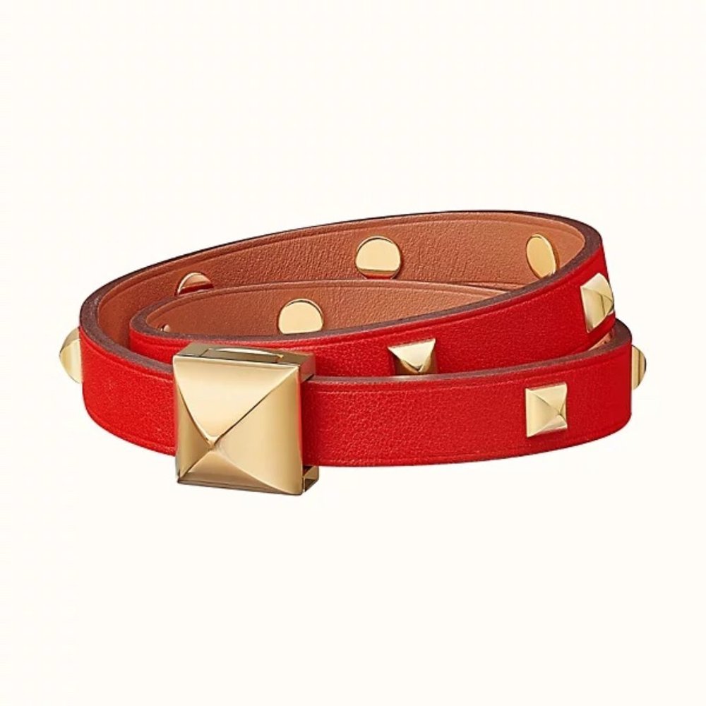 Hermes  Infini Clouté Double Tour bracelet